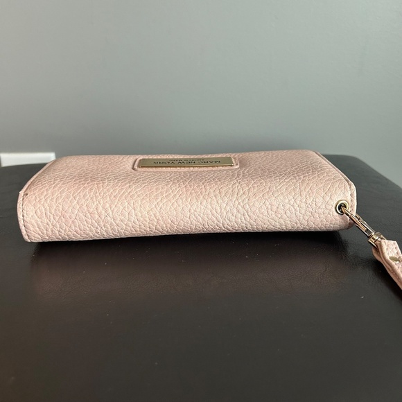 Marc New York (Andrew Marc) Pink  Pebbled Faux Leather Wallet - Picture 14 of 17